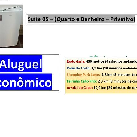 Cabo Frio - Suites - Jardim Flamboyant - Aluguel Economico Ngoại thất bức ảnh