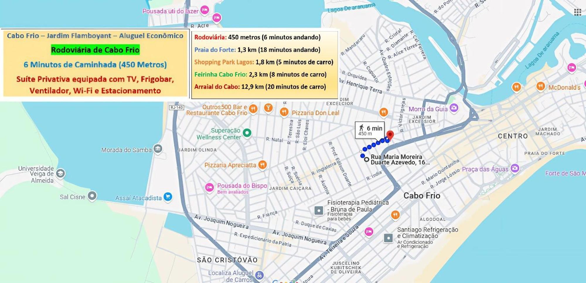 Cabo Frio - Suites - Jardim Flamboyant - Aluguel Economico Ngoại thất bức ảnh