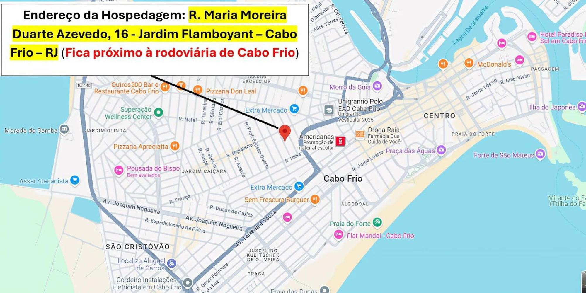 Cabo Frio - Suites - Jardim Flamboyant - Aluguel Economico Ngoại thất bức ảnh