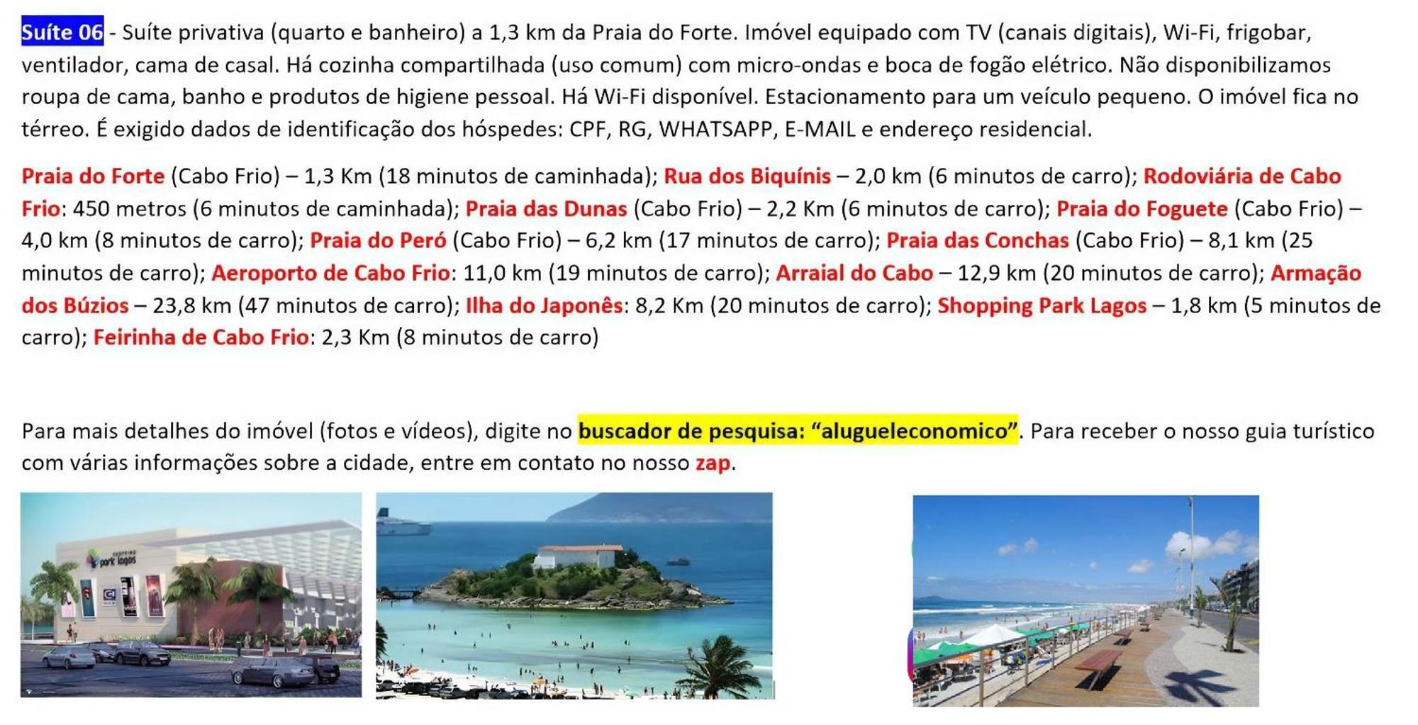 Cabo Frio - Suites - Jardim Flamboyant - Aluguel Economico Ngoại thất bức ảnh