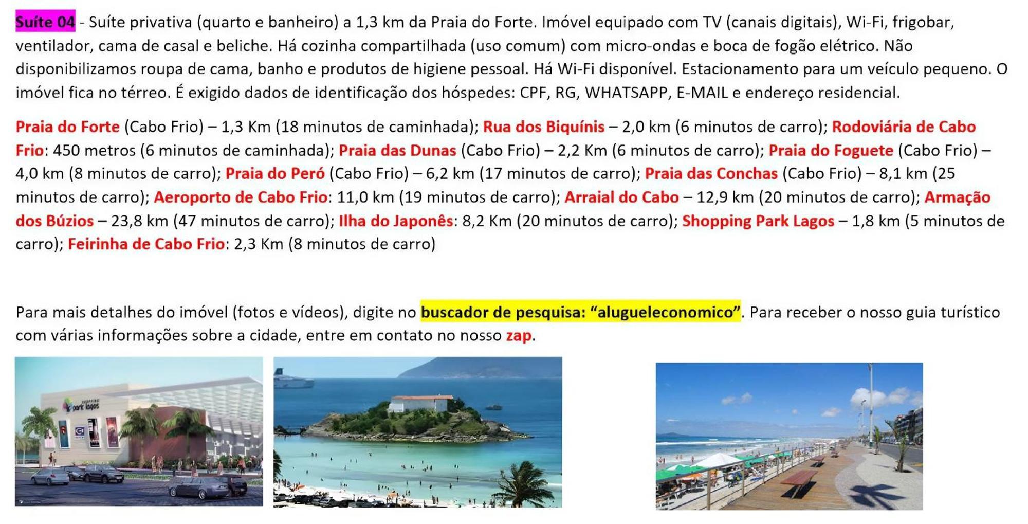 Cabo Frio - Suites - Jardim Flamboyant - Aluguel Economico Ngoại thất bức ảnh